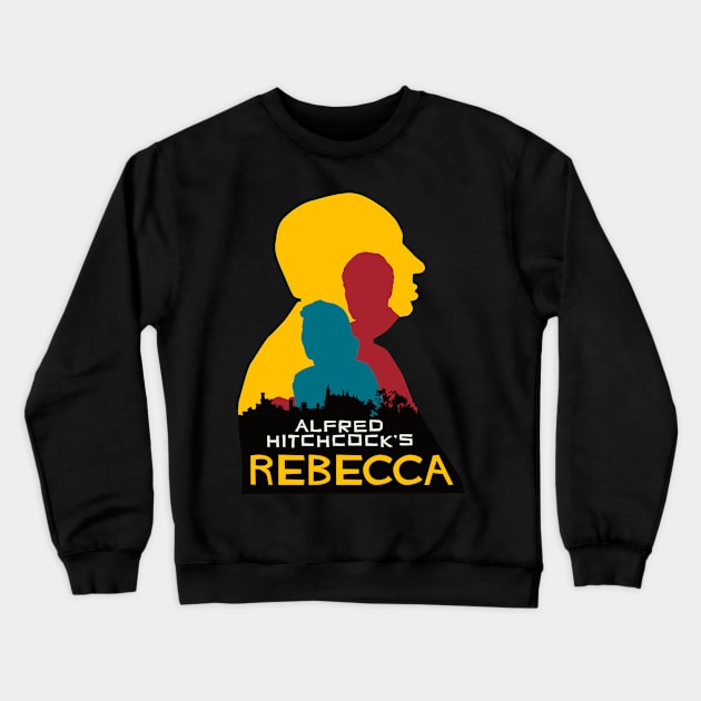 Alfred Hitchcock Rebecca Crewneck Sweatshirt by n23tees